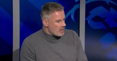 Jamie Carragher makes a Premier League title race prediction after Liverpool and Manchester City draw.