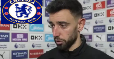 “I’ve played over 1000 career matches and there’s no way i can be scared of Chelsea, especially……” – Man United Captain Bruno Fernandez has issued a stern warning to Chelsea ahead of their premier League clash as he targets ONE particular Chelsea man