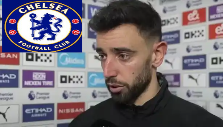“I’ve played over 1000 career matches and there’s no way i can be scared of Chelsea, especially……” – Man United Captain Bruno Fernandez has issued a stern warning to Chelsea ahead of their premier League clash as he targets ONE particular Chelsea man