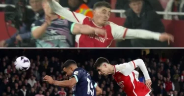 The forward dived and was lucky to be on the field, but he scored the game-winning goal in a 2-1 Premier League victory. There are those who believe that Kai Havertz of Arsenal ought to have been sent off for his "clear act of simulation" prior to winning the match 2-1 against Brentford. On March 9, the German international's goal put Arsenal atop the Premier League standings in the 86th minute. He avoided receiving a second yellow card for jumping before doing this. In the final moments of the first half, the former Chelsea player elbowed Kristoffer Ajer, earning him his first yellow card. After what appeared to be a collision with Nathan Collins, he eventually went down in the penalty box. The two players barely made any contact with one another, according to the incident's replays. It has now been determined by the Key Match Incidents (KMI) Panel that Havertz ought to have received a second yellow card for his behavior. Kai Havertz ought to have been dismissed from the Brentford game. "A blatant deception"