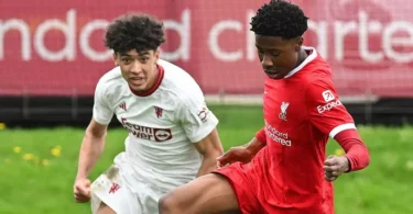 Kobbie Mainoo sends one-word message as Manchester United U18s smash Liverpool 9-1