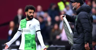 Reason Why Mo Salah responds to Jurgen Klopp row with angry eight-word message as he leaves London Stadium