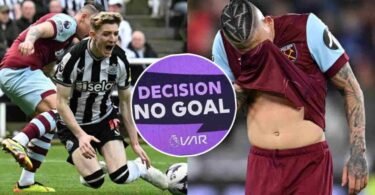LEAKED – Pundit slams Anthony Gordon, reveals David Moyes lose to Newcastle because Referee and VAR CHEATED West Ham with this key incident in the second half