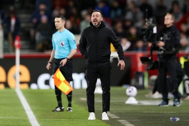 "I have never seen a referee go to watch VAR and not give a penalty," De Zerbi said in an interview with BBC Match of the Day. However, I'm sure he looked good."