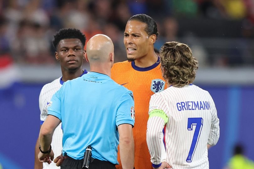 Virgil van Dijk comment hit nail on head as Anthony Taylor told he made VAR error by ex-colleague