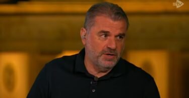 Ange Postecoglou has ITV studio in stitches with Benjamin Sesko Arsenal comment