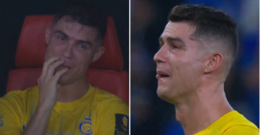 Cristiano Ronaldo cries and mocked with Lionel Messi chants after losing King’s Cup final